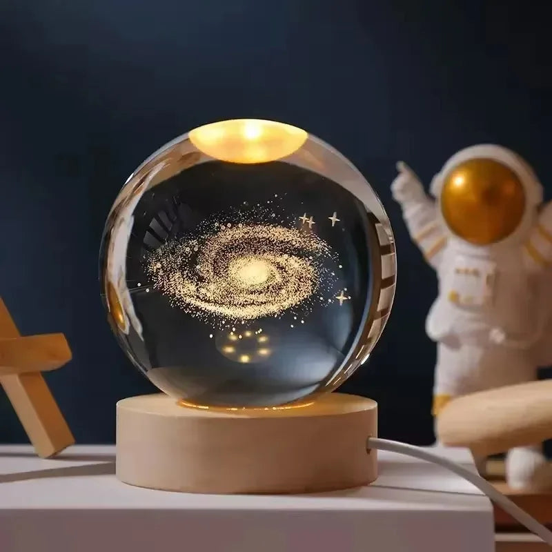 Galactic Glow Crystal Lamp