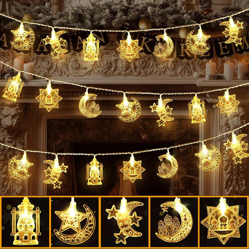 Eid Starry Night String Lights