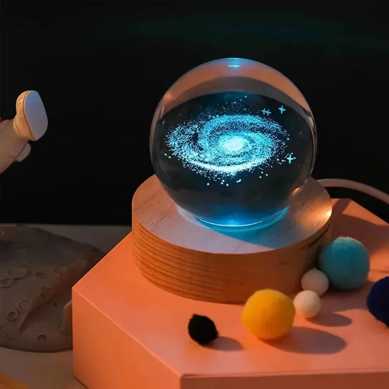 Galactic Glow Crystal Lamp