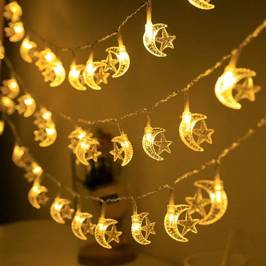 Eid Starry Night String Lights