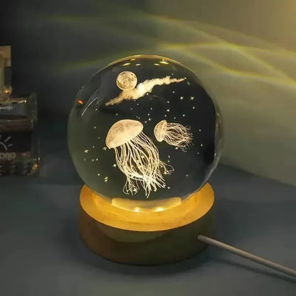 Galactic Glow Crystal Lamp